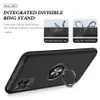 360° Rotation Ring Holder Kickstand Work with Magnetic Car Mount PC+ TPU Phone Case for Samsung Galaxy A12 5G A32 A52 A72 A02S A42 M51 A51 A71 A01 A10S A20S A20 A30 A50 Cover