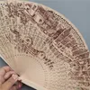 Ev Dekorasyon El Yapımı Antik Zanaat Fan Vintage Hollow Tütsü Ahşap Bayan Katlanır Hayranları Çin Tarzı Oyma Baskı Parti Hediye
