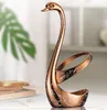 Creative Swan Fruit Base Holder Bestek set RVS Salade Dessert Vork Koffielepel Taart Servies