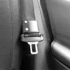 Ajusteur de ceinture de sécurité de voiture, 2 pièces, Clip en cuir PU, sécurité universelle, confort, protection du cou des épaules, verrouillage de positionnement