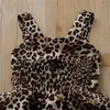 Goedkoopste 2020 nieuwe luipaardjurken voor meisjes schattige kinderen geplooide jurk kinderen Valentijnsdag designer kleding factray groothandel 797 v2