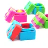 Square container 9ml jars dab wax vaporizer oil rubber large food grade silicone dry herb box hookahs