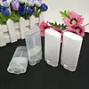 1200pcs /ロット15ml（15g）ポータブルDIYプラスチック空の楕円形のリップバームチューブ消臭容器透明な白い口紅ファッションクールリップチューブDH2003