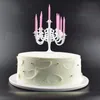 Portacandele 9 pezzi Candele e staffa per candeliere 1 Set Cake Topper Toppers per feste di compleanno Decorazione Top