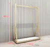 Clothing store display racks Commercial Furniture floor type men's and women's cloth shop side hanging clothes rack combination