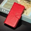 Wallet Phone Cases for iPhone 13 12 11 Pro Max XR XS X 7 8 Samsung Galaxy S21 S20 Note20 Ultra Noto10 S10 Plus Pure Color PU Leather Shockproof Protective Cover Case