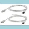 Anslutningar, pluggar Sockets Aessories Tillbehör Elektroniska komponenter Kontorskolan Business Industrial USB till FireWire IEEE 1394 4 Pin ILink