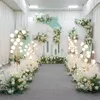 Düğün Dekorasyon Centerpieces Aydınlık Mutlu Elma Ağacı Sahne Koridor Yol Kurşun Kılavuz Demir Kaplama Arka Plan Düzeni Için Standı