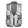 Verão Fina malha Vest For Men XL-5XL Casual Pographer Trabalho Casacos Varsity multi bolso do colete Masculino mangas Jacket 211104