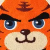 Haft ręcznik Cartoon Tiger Chenille Patch Tkanina Custom Sew Na Zwierząt Naklejki Duży Rozmiar Patchwork Aplikacje do Torba Odzież Plecak