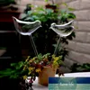 Bird Designs Glass Plant Flowers Water Feeder Self Watering Design Device