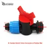 Watering Equipments MUCIAKIE Garden Switch Valve Connector For Connecting 20mm PE Hose & 16mm Or 24mm PVC Coupling Pipe