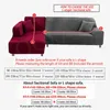 Funda de sofá de color gris Fundas de sofá elásticas elásticas para sala de estar Fundas de sofá Copridivano Funda de sofá en forma de L de esquina seccional 2115785362