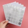 300 stks / set wegwerp wimper lijm houder folie pallet lijm papier patches sticker voor eyelashes extension tool