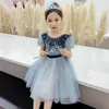 Girl039s Robes Elza 2 Robe Fille Reine des Neiges Costume Jeu de Rôle Ana Princesse Fantaisie Paillettes Robes Robe Enfants Fête Cosplay7499304