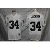 NCAA Vintage Retro Jim Otto Tim Brown 24 Charles Woodson Jack Tatum Hayes Long Alzado Plunkett Bo Jackson Stabler Football Jerseys