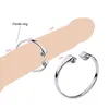 NXY Cockrings Dick Cock Ring Metal Cockrings Chastity Penis Cage Ball Scrotum Stretcher Delay Ejaculation Stainless Steel Sex Toys For Men L1 1124