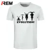 REM novidade juventude camiseta a evolução de uma bicicleta triciclo moped moto 210629