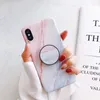 Moda Marmur Kamień skrzynki na iPhone 13 12 Mini 11 Pro XS Max XR 8 PLUS Miękkie TPU Samsung S21 Ultra A52 A72 Phone Case Osobowość