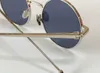 Round Sunglasses Pasha Sier Blue Len Gafa De Sol Occhiali Da Sole Unisex Fashion Sunglasses with Box