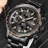 2020 LIGE MENS Horloges Luxe Waterdichte Chronograaf Militaire Sport Horloge voor Heren Datum Analoog Mannelijke Polshorloges Relogio Clock Q0524