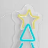 Christmas Tree Small Sign Holiday Lighting party Home Bar Public Places Handmade Neon Light 12 V Super Bright