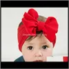 Bébé Noeud Bandeau Filles Grand Arc Bandeaux Élastique Bowknot Bandeaux Turban Solide Chapeaux Head Wrap Bande De Cheveux Accessoires Bqgvq Ds0Hf