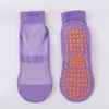 Sportsocken 1 Paar Mesh Dünnes Trampolin für Erwachsene zu Hause Kind Anti-Rutsch-Bodensocke Bequemes Tragen Fußmassage Yoga