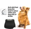 Benepaw Bol surélevé de qualité pour chiens en acier inoxydable amovible non toxique bol pour animaux de compagnie avec support lave-vaisselle alimentation pour chiot 210320