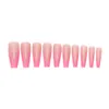 Fake Nails Designs Cercous Artificial Nailstips Overhead with Glue Press sur Nailart Tools Accessoires 24pcSset3107974