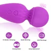 Massage Produkter Mini Clitoris Stimulator Kraftfull Av Rod Vibrator 10 Frekvens Magic Wand Erotiska Leksaker För Vuxen Sexig kvinna