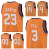 75th Anniversary Basketball Print JaVale McGee Jersey 00 Devin Booker 1 DeAndre Ayton 22 Mikal Bridges 25 Chris Paul 3 Jae Crowder 99 Frank Kaminsky 8 Man Woman Youth