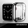 TPU Full Cover Ultra Cienkie Miękkie Przypadki Ochronne Platerowanie Ochrony Ochraniacze Anti-Scratchoodporne dla Apple Watch Series 76543 Case 41 45mm