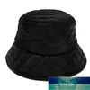 FOXMOTHER New Black Warm Casquette Panama Outdoor Fishing Cap Velvet Plaid Bucket Hats Fisherman Caps Women Lady Winter Factory price expert design Quality