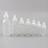 12 x Frostglas-Tropfflaschen für E-Liquid-Tropffläschchen mit Pipette für kosmetisches Parfüm, ätherisches Öl, 100 ml, 50 ml, 30 ml, 10 ml