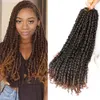 Pre-twisted passie Twist Haar 24-inch voor-lused passie Twists Haakvlechten Boheemse haarveer Twist Synthetische vlechthaar extensions LS01