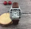 Elmas Elbise Hediye Saatler Spor Kadın İzle Iyi En Kaliteli Tarih Spor 38mm Kahverengi Deri Bilezik Bayanlar Moda Saatı