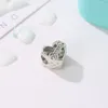 Fit Pandora Charm Bractele Bracte европейские серебряные прелести мультфильм милые собаки кости кристалл сердца бусины DIY змея цепь для женщин браслет ожерелье ювелирные изделия