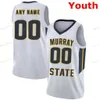 NIK1 gestikte Custom 11 Shaq Buchanan 25 Jalen Johnson 3 Isaiah Canaan 5 Marcus Brown Murray State Racers Men Women Youth Jersey