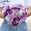 bridal bouquets purple