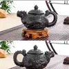 Olla de arena púrpura de gran capacidad Yixing, tetera de arcilla china hecha a mano, taza de té, tetera de cerámica para el hogar 210813