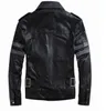 Mäns Jackor PU Läderjacka för Resident Evil 6 Game Cosplay Biohazard Motorcykel Fashion Outerwear Coat