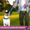 Dog Collar Leashes 1,2 1,5m Längre Pet Rope Utomhusutbildning Running Leash Belt PP Hundar Ledar för Chihuahua Small och stor produkt