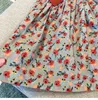 Zomer Mouwloze Jurk voor Meisjes Mode Bloemen Print Princess Kid Kleding Leuke Backless Bowknot kinderen 210515