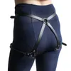 Vrouwen banket bondage lederen riem lichaamsketen punk metaal buckle harnas kousenbanden tailleband riemen sexy vrouwelijke accessoire riemen