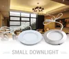Mini Downlight LED Ultra-ince 3 W 5 W 7 W Gömülü Küçük Spotlight Tavan 12 V Mutfak Banyo Ayna Farları Dahili Spotligh