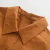 Retro Solid Shirt Dress Women Batwing Long Sleeve Mini es Back Hollow Out Stylish Chic Pocket A Line Vestidos 210515