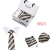 Plaid mens Neck Tie Set Super Long Ties Navy polyester jacquard knit Bow Wedding Party 146cm * 7.5cm Packed in a gift box