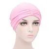 2021 femmes musulmanes Hijab Tube Turban sous-écharpe longue queue Bonnet Ninja perte de cheveux chapeaux enveloppement plissé chimio chapeau Beanie islamique casquettes