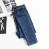 Jeans woman Female Denim Pants Black mom push up Womens Donna Stretch Bottoms Skinny For Women Trousers Plus size 210608
